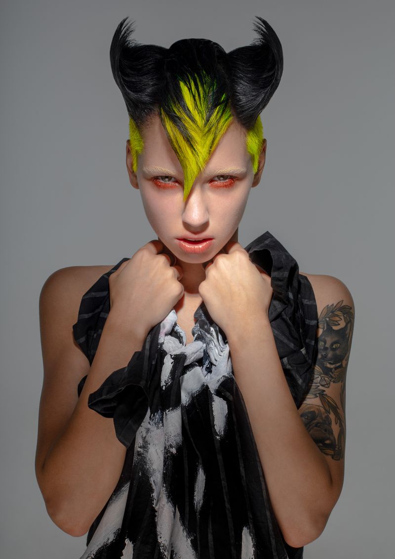 AHFA WA/NT Hairdresser of the Year Finalist 2020, look 1
